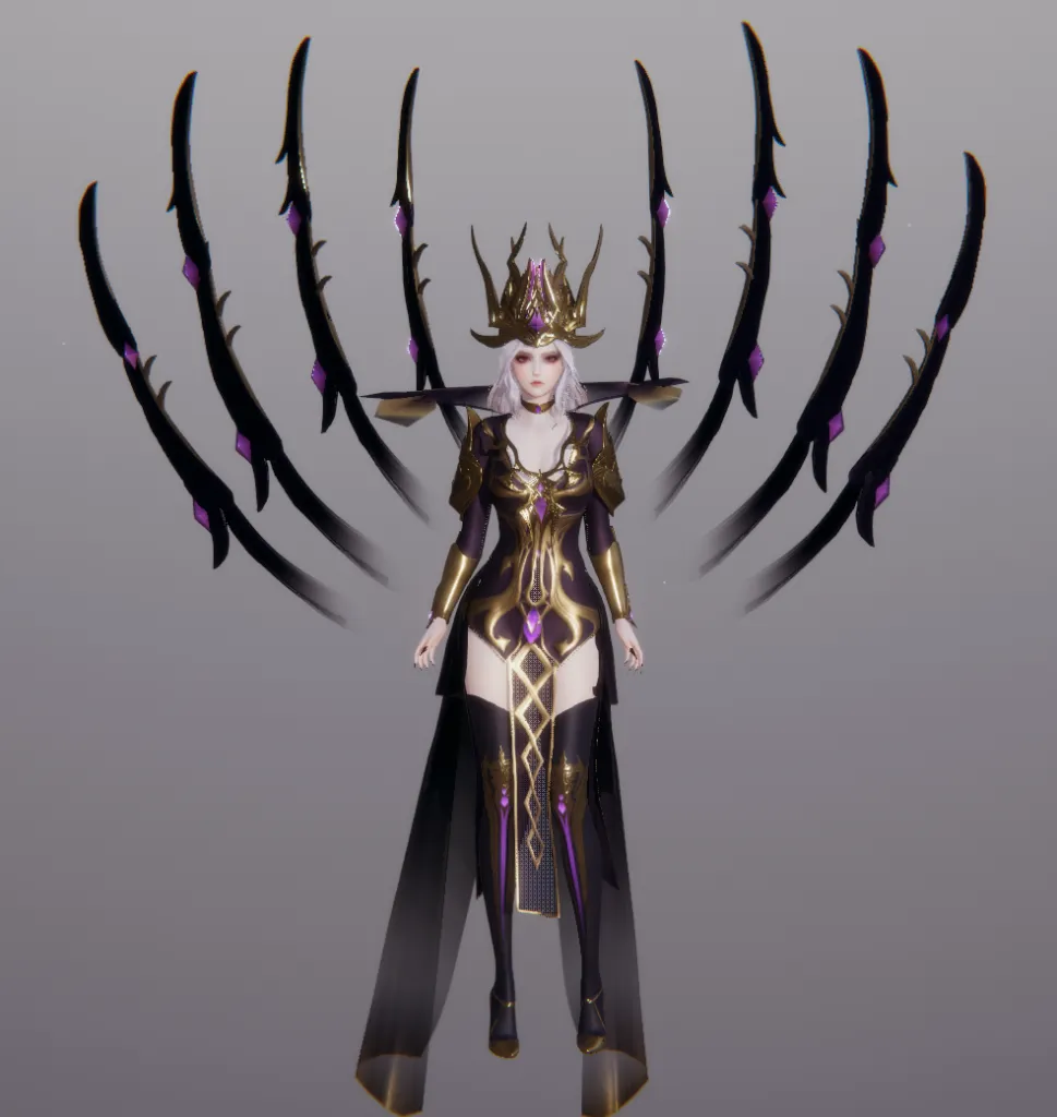 羽雪 斗罗大陆比比东 罗刹神-林夕资源VAM