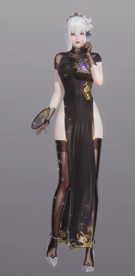 Sakuraba 路易九世旗袍-林夕资源VAM